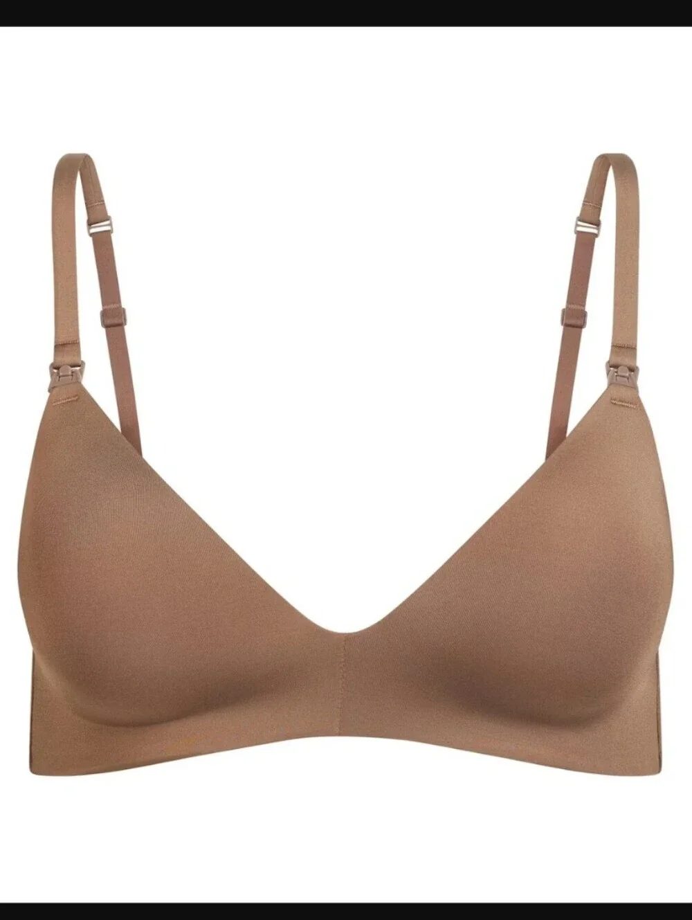Skims Wireless Form Maternity T-Shirt Demi Nursing Bra In Jasper Size 36B NWT